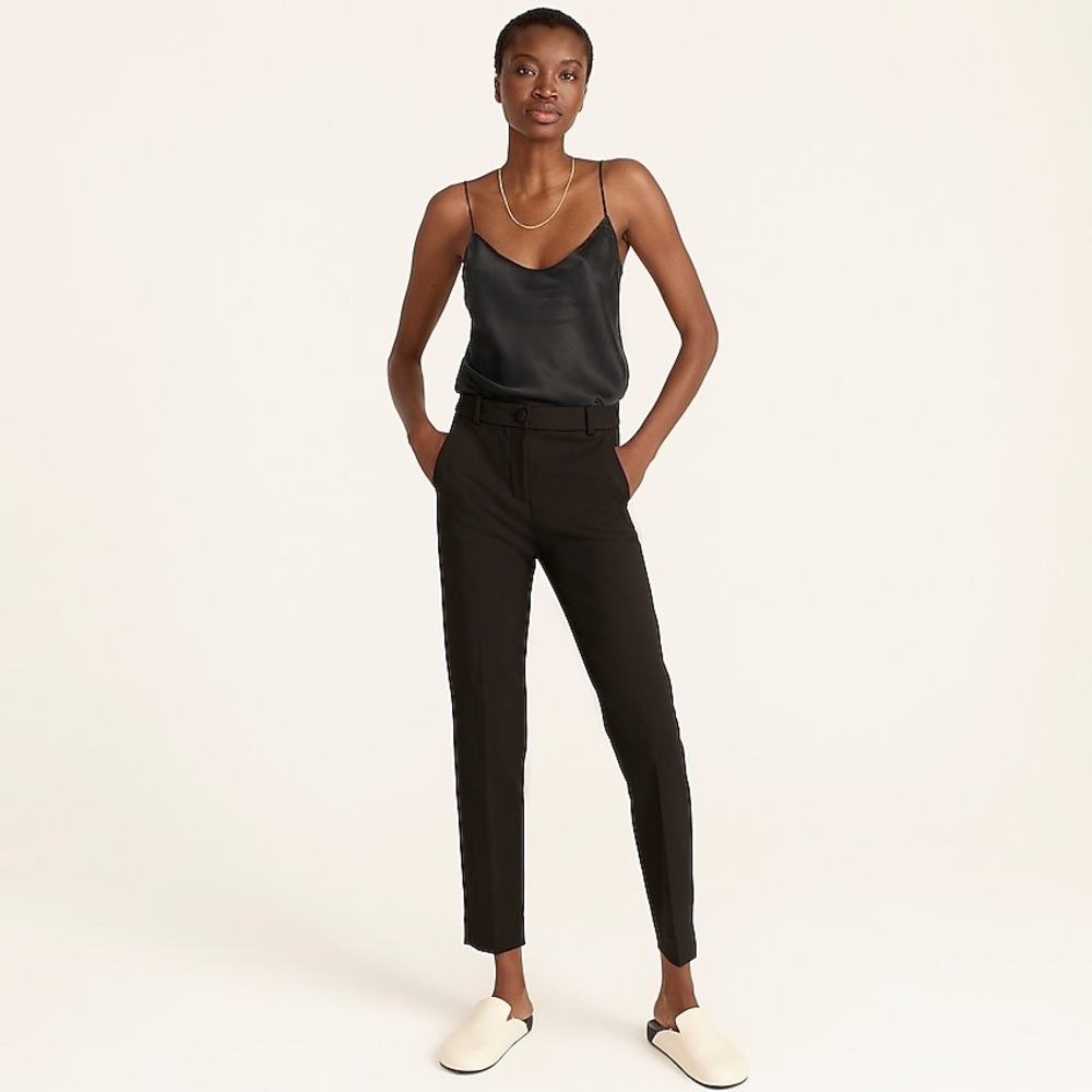 TRADE! J. Crew High-Rise Cameron Pant in Black - NWT